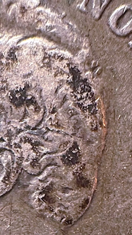 Oskar II - 1 Krona 1889 med lock i nacken - Mycket sällsynt och eftertraktad variant