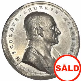 Nils Keder 1659-1735 av Hedlinger 1728 - Vackert exemplar - Sällsynt