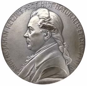 Anders Jahan Retzius (1742-1821) - Tilldelad Folke Engström 1917 - Graverad av Adolf Lindberg - Sällsynt