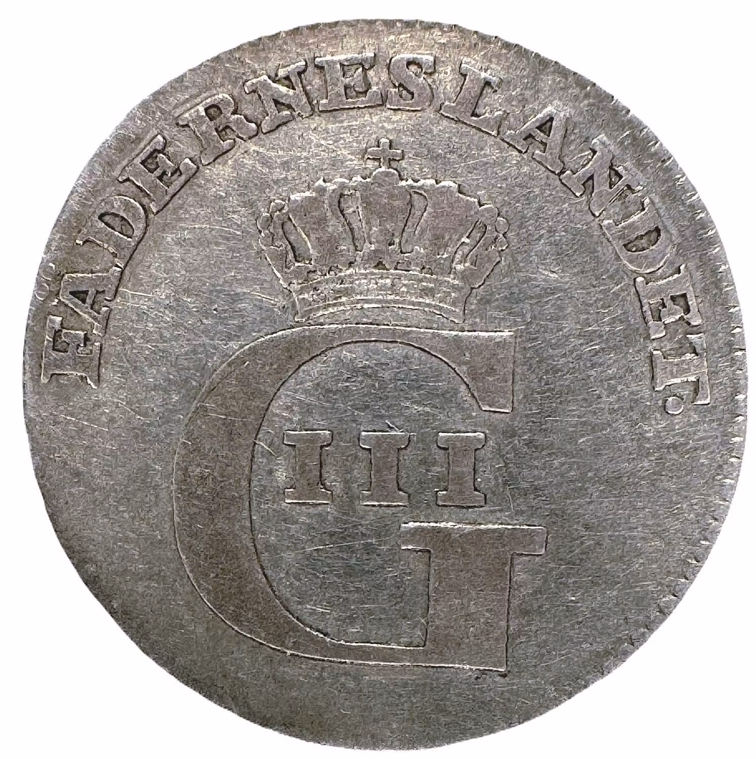 Gustav III - 1/24 Riksdaler - 4 Öre SM 1777 - Ettårstyp