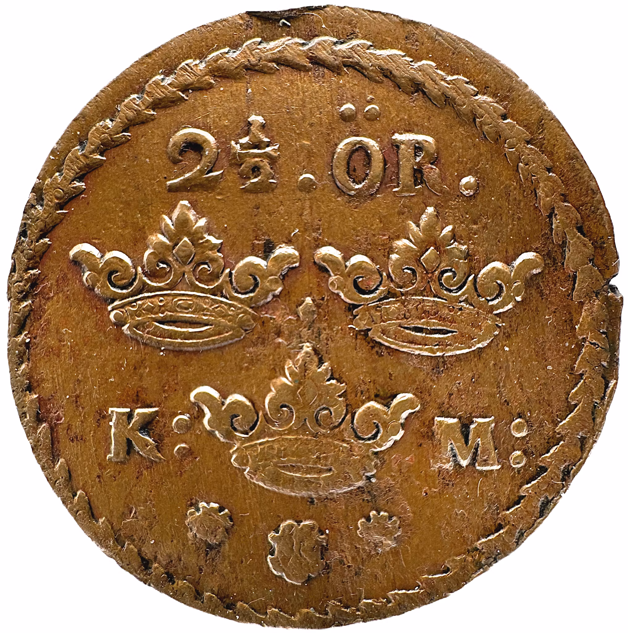 Ett exceptionellt 2 ½ öre 1661 – det bästa kända exemplaret - En åtråvärd ettårstyp