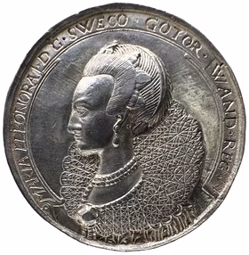 Gustav II Adolf och Maria Eleonora 1627 - Exceptionell kvalitet - RR i denna kvalitet