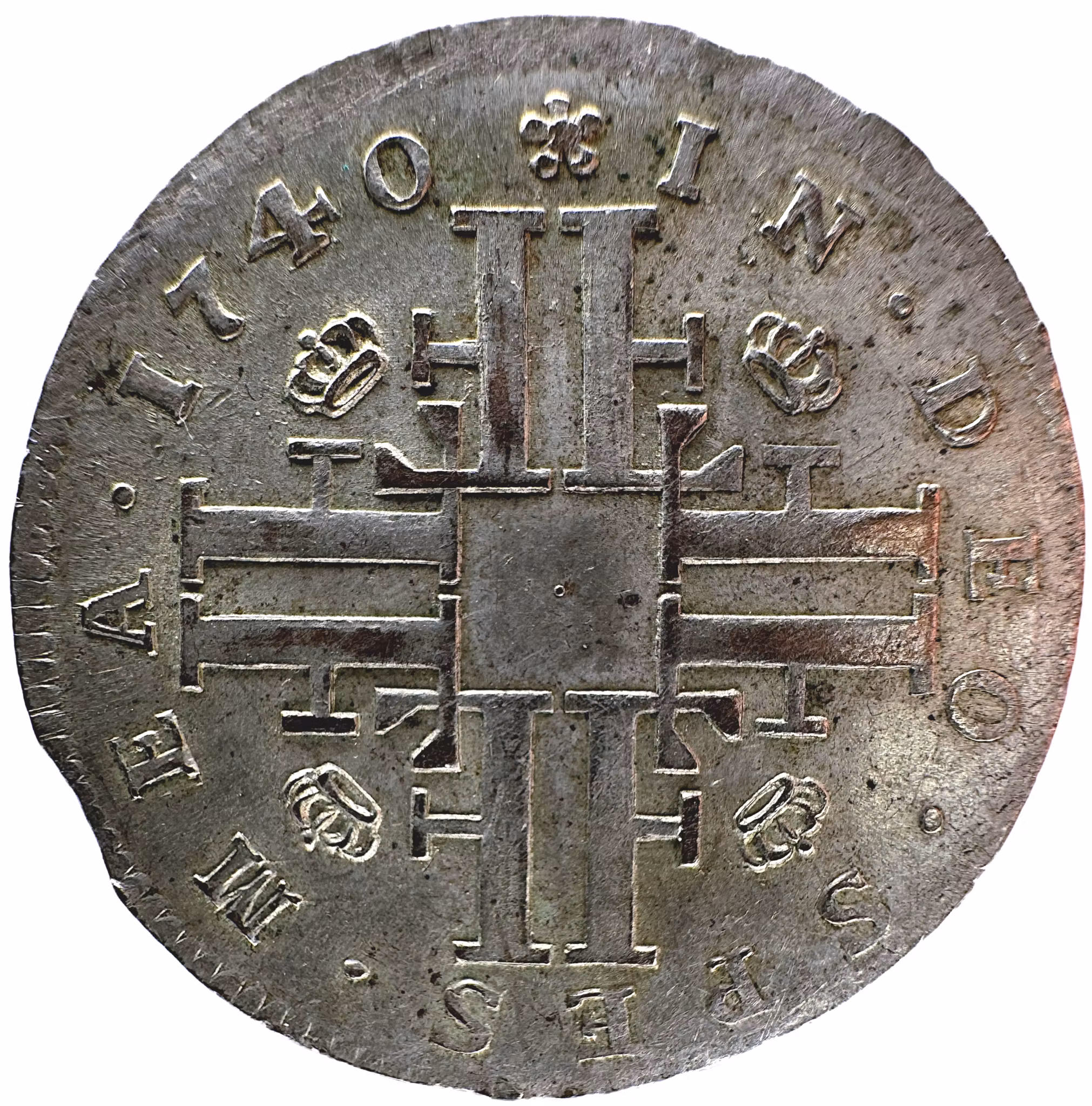 Fredrik I - 10 Öre 1740 - Härligt exemplar