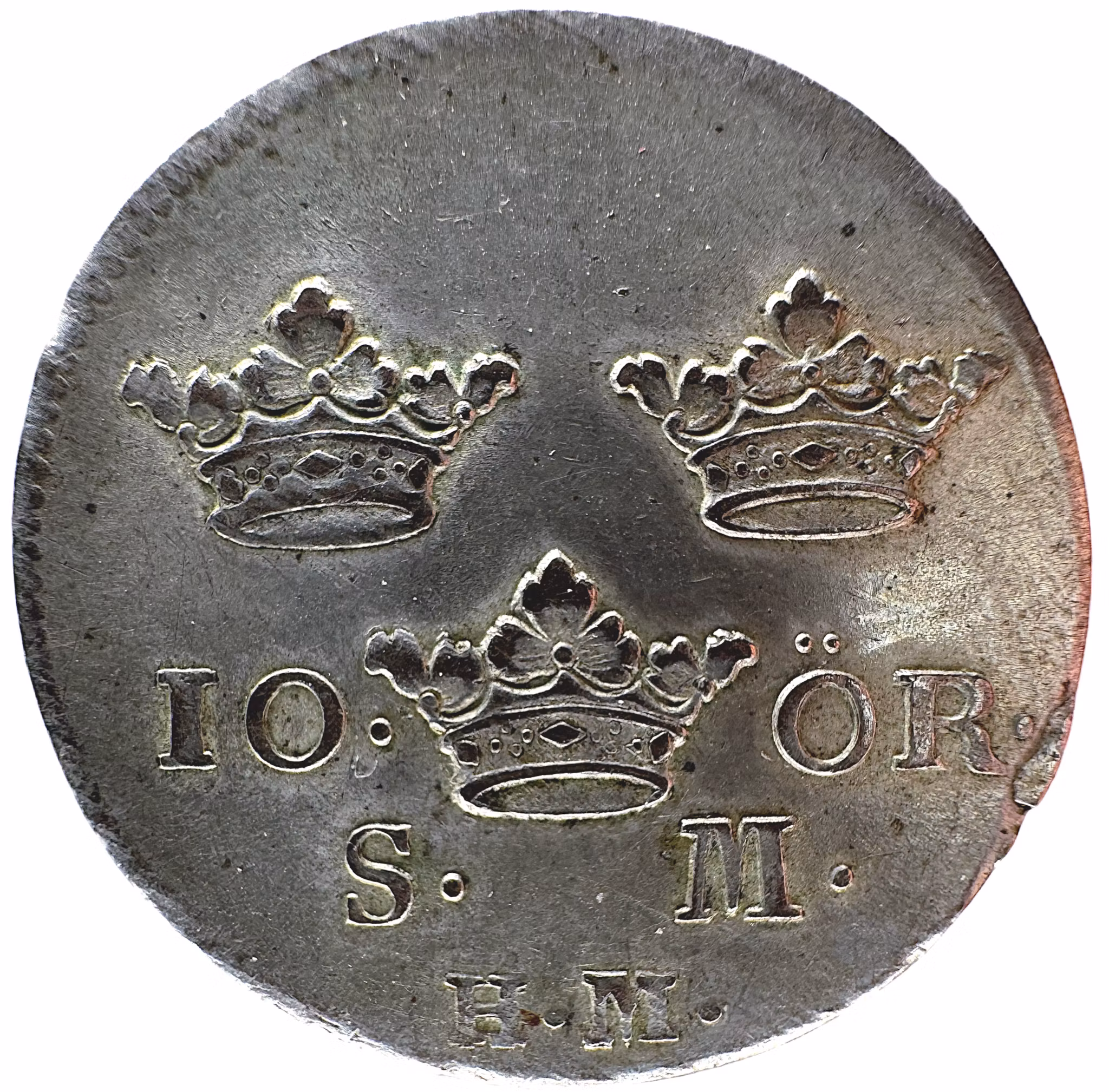 Fredrik I - 10 Öre 1740 - Härligt exemplar