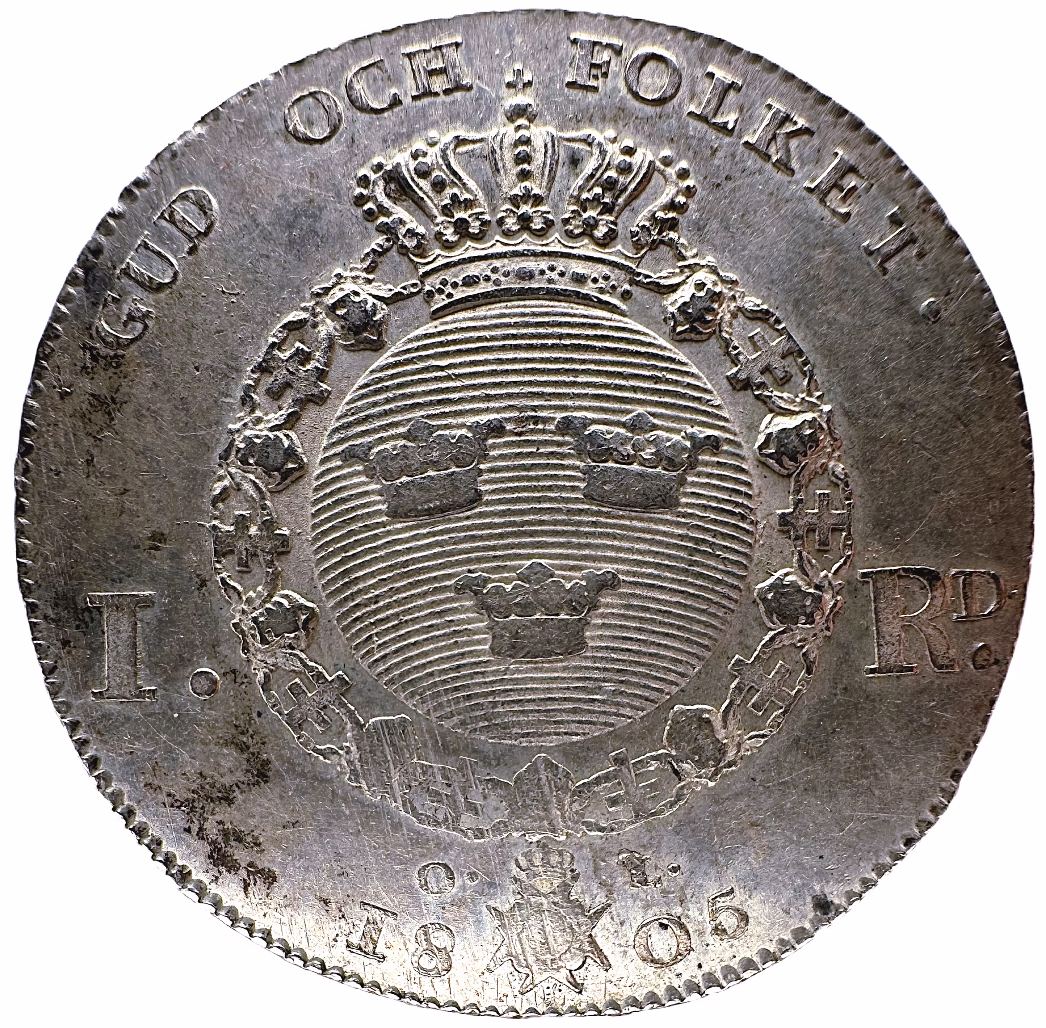 Gustav IV Adolf, Riksdaler 1805 - Ett skarpt och välpräglat porträtt