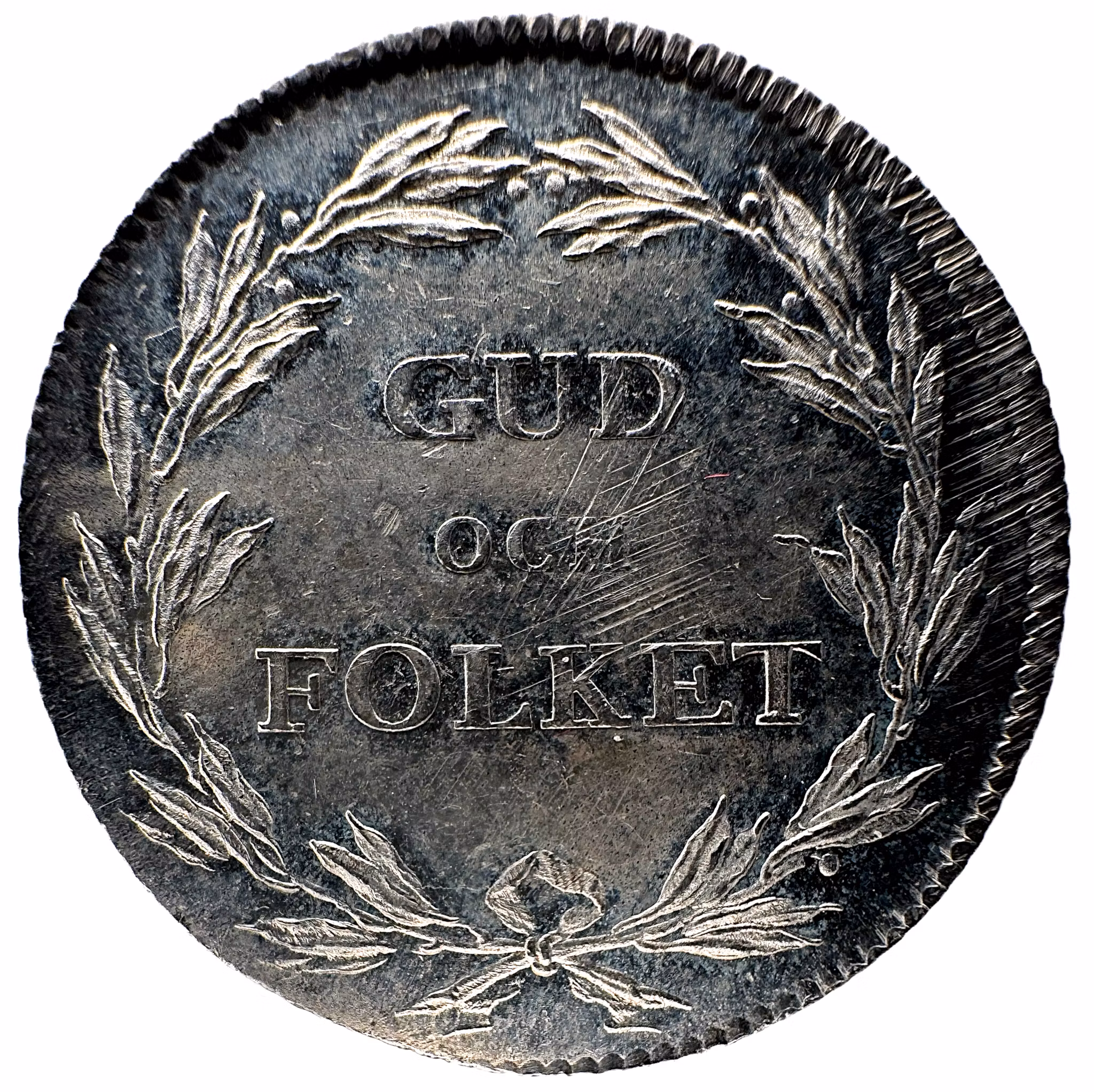 Gustav IV Adolfs kröning - Kastmynt 1/3 Riksdaler 1800 - Ett underbart skarpt exemplar med och frostaktig relief