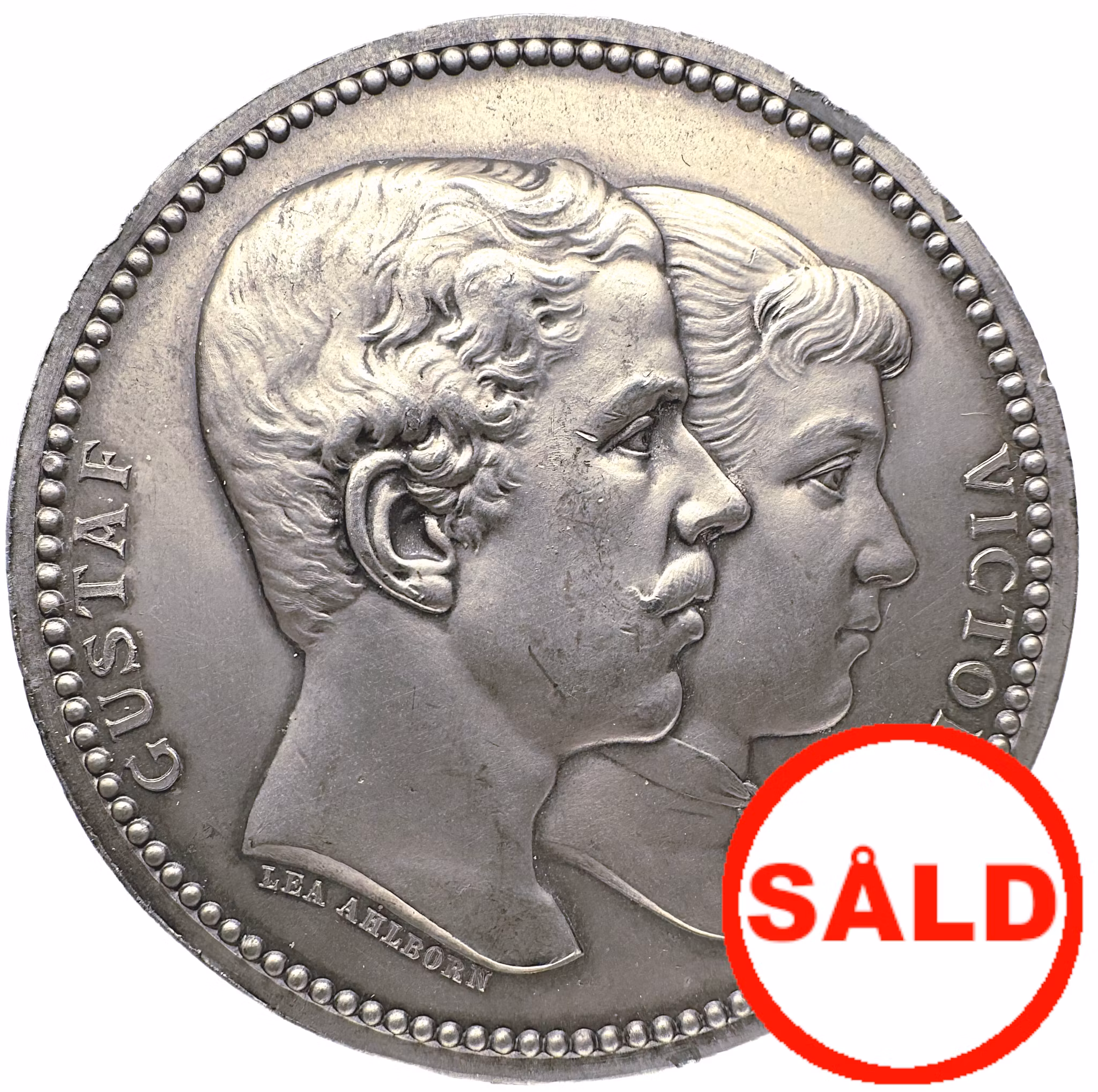 Kronprins Gustav (V) och prinsessan Victorias giftermål i Karlsruhe, Baden 20 september 1881 av Lea Ahlborn