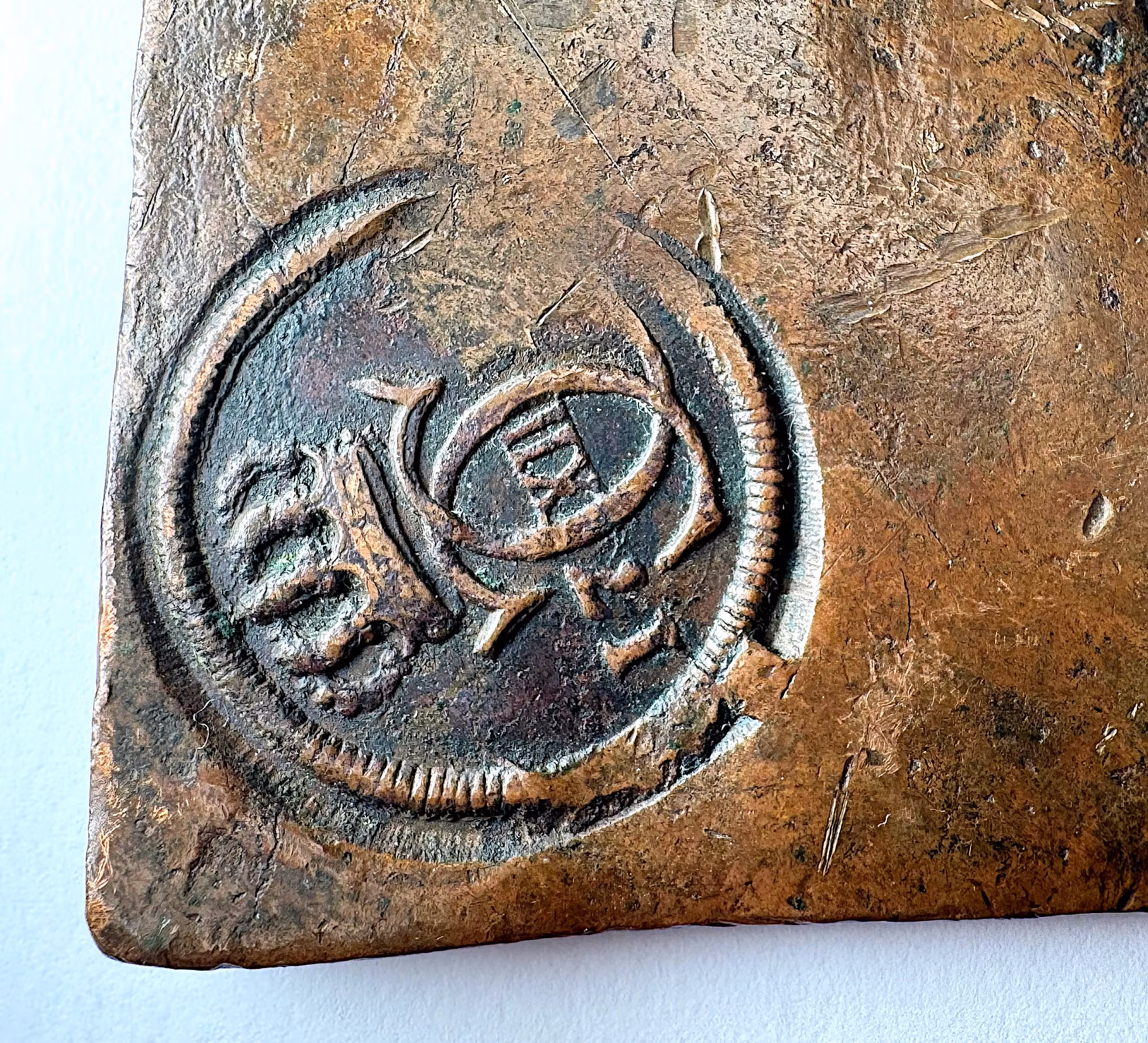 Karl XII - 1/2 Daler SM 1716 - Tilltalande plåtmynt