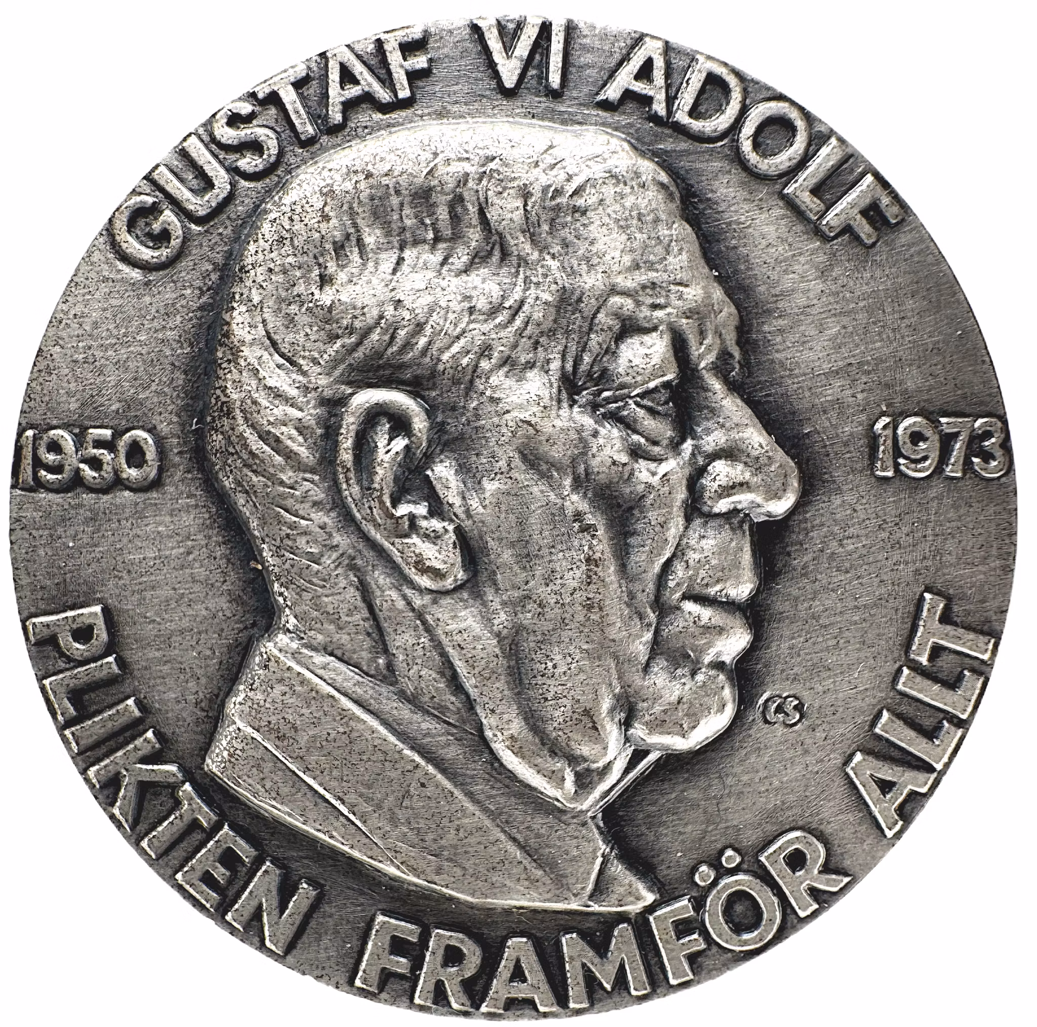 Gustav VI Adolf - Plikten framför allt - Intressant silvermedalj