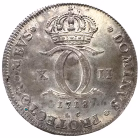 Karl XII - 4 Caroliner 1718 - Ett mycket vackert exemplar - Myntet som finansierade statskuppen 1718