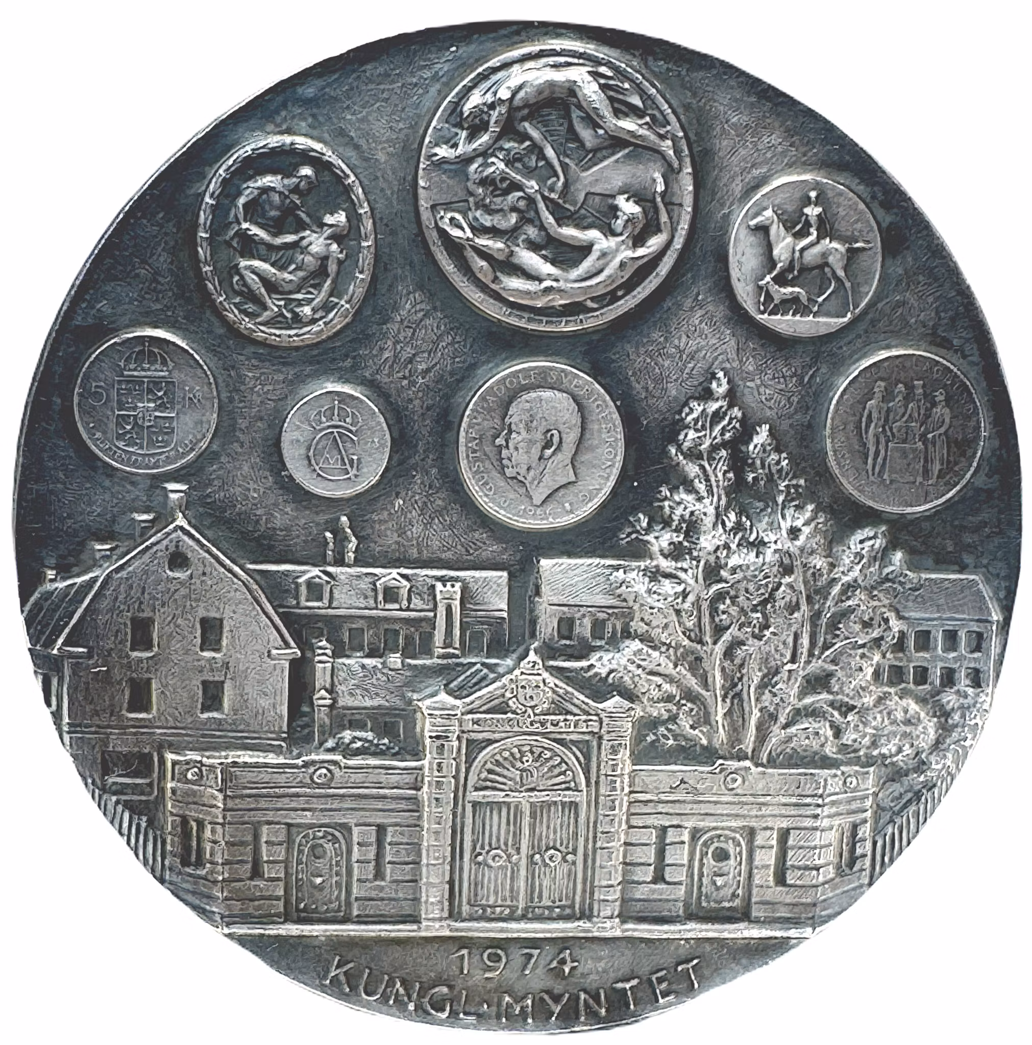 Léo Holmgren - Mynt och medaljgravör - Självporträtt