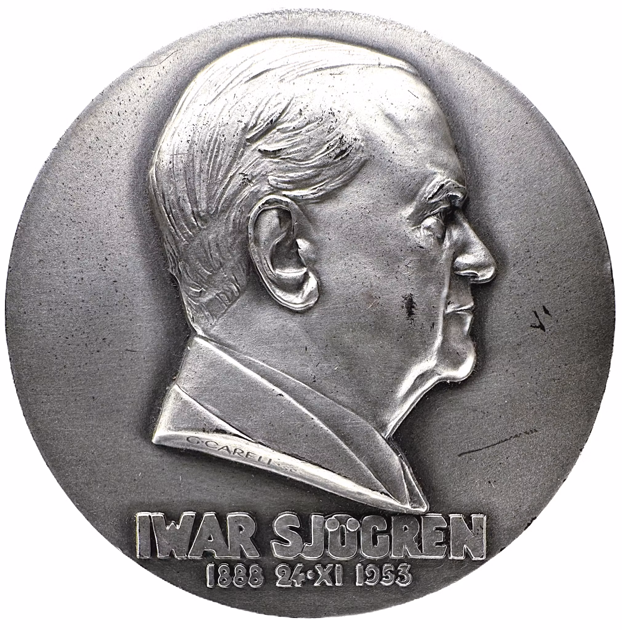 Iwar Sjögren (1888–1972) av Gösta Carell 1954 - Matematikern som byggde Skandia