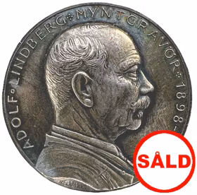 Adolf Lindberg, Mynt och medaljgravör av Léo Holmgren 1980