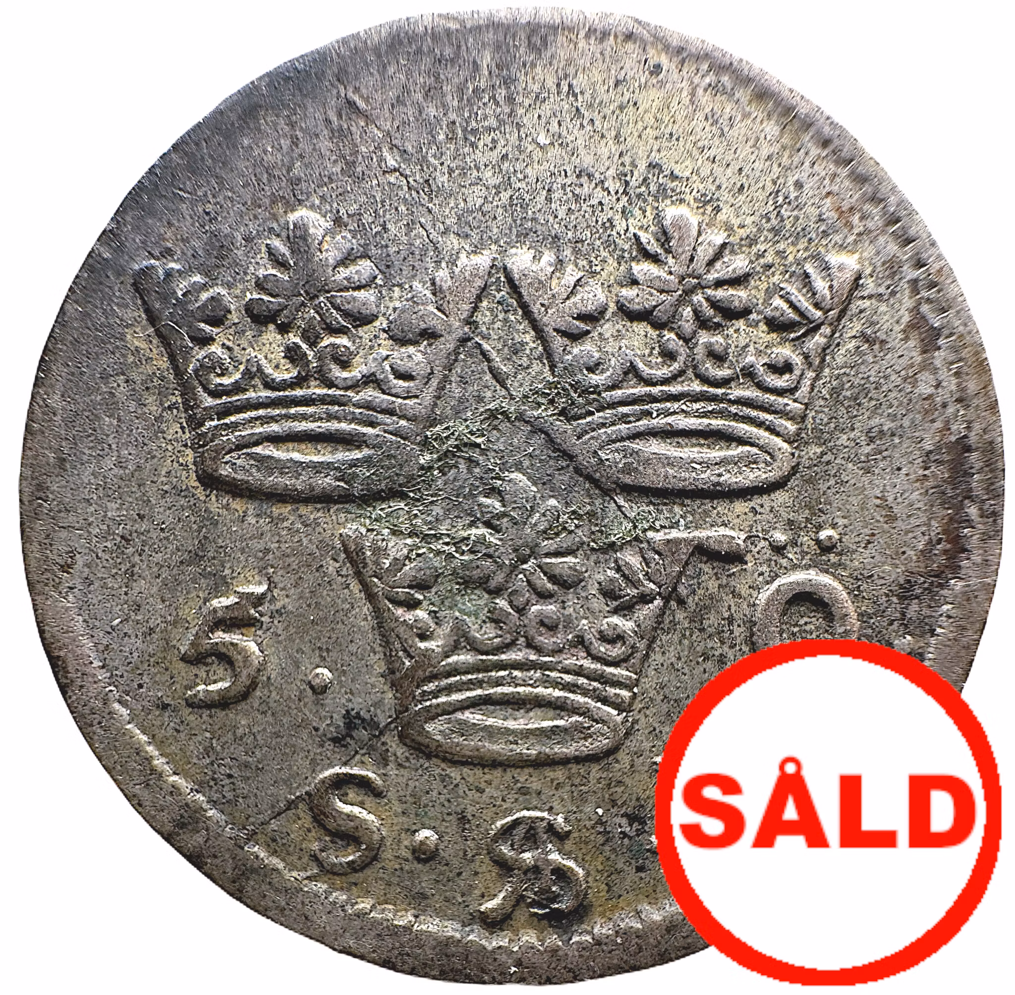 Karl XII, 5 Öre 1699 AS - Attraktiv ettårstyp