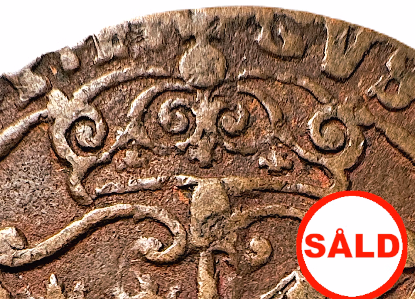 Gustav II Adolf - Säter 1 Öre 1629 med kungakrona 5a - Sällsynt