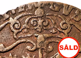 Gustav II Adolf - Säter 1 Öre 1629 med kungakrona 5a - Sällsynt