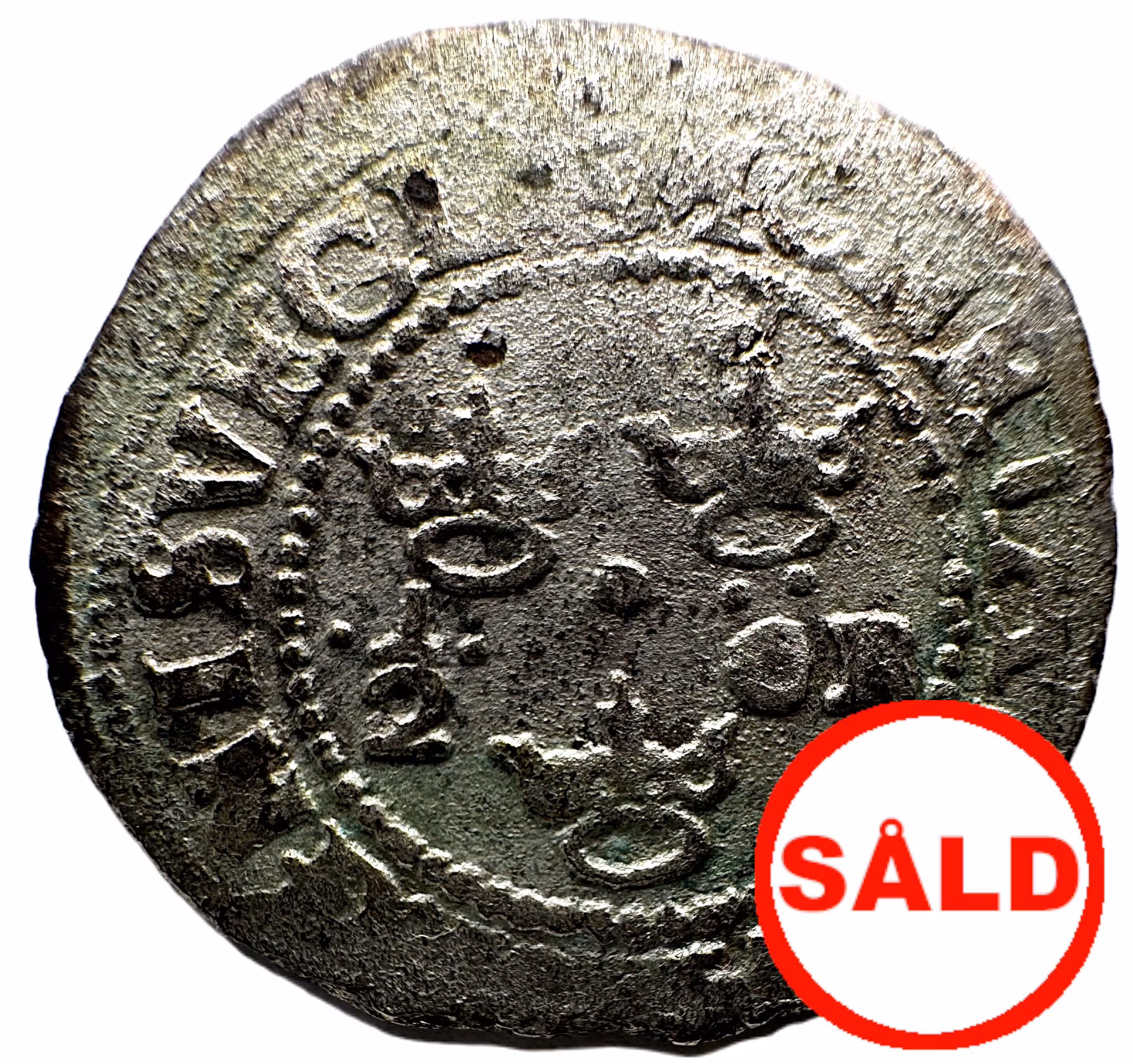 Gustav II Adolf - 1/2 Öre 1615 - Ovanlig 1-årstyp