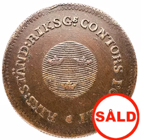 Gustav IV Adolf - 1/2 Skilling riksgälds 1799 - Ett tilltalande exemplar