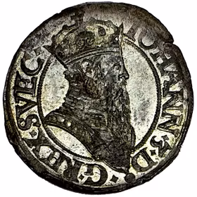 Johan III - 2 Öre 1570 - PRAKTEXEMPLAR - Ett skarpt och silvrigt exemplar