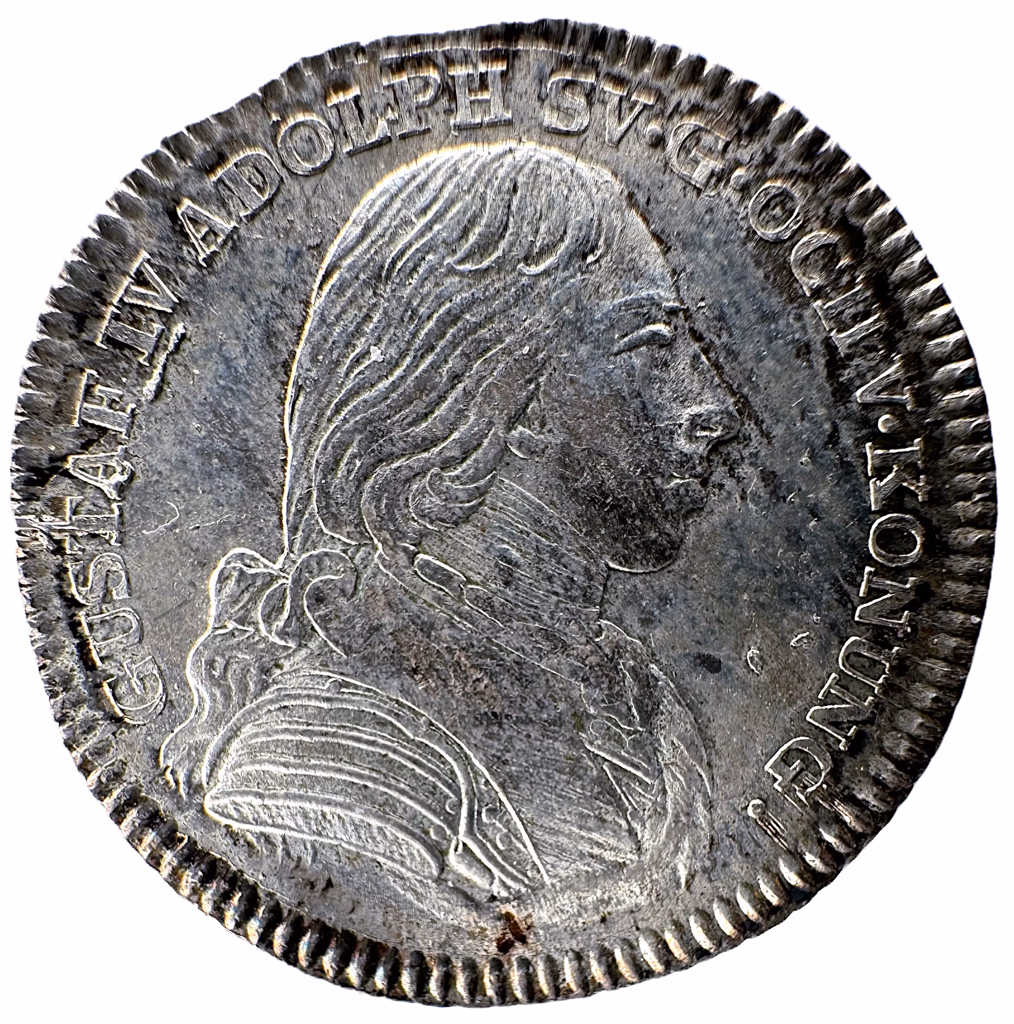 Gustav IV Adolf - 1/6 Riksdaler 1808 - Ett vackert exemplar