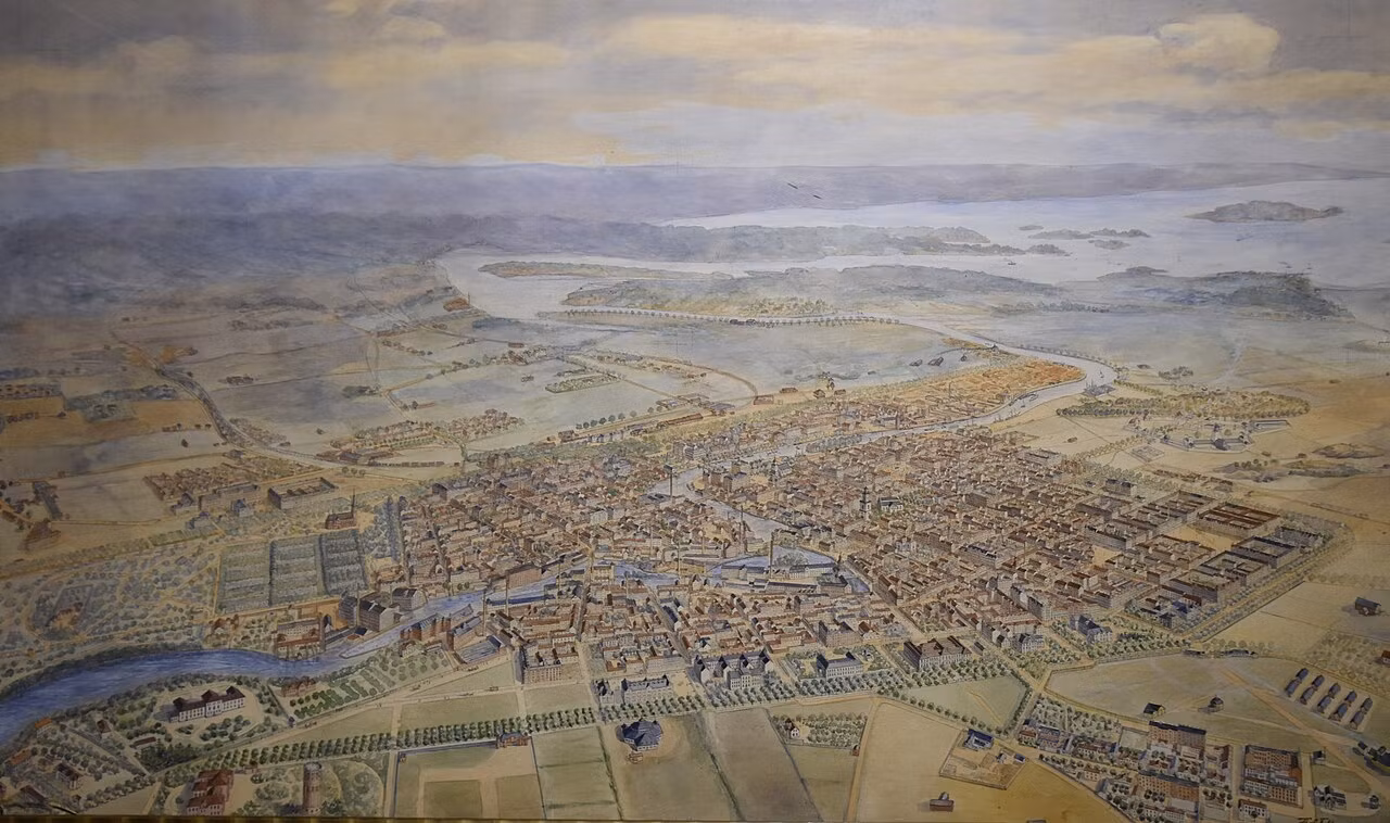 Oskar II - Konst och industriutställningen i Norrköping 1906 av Adolf Lindberg