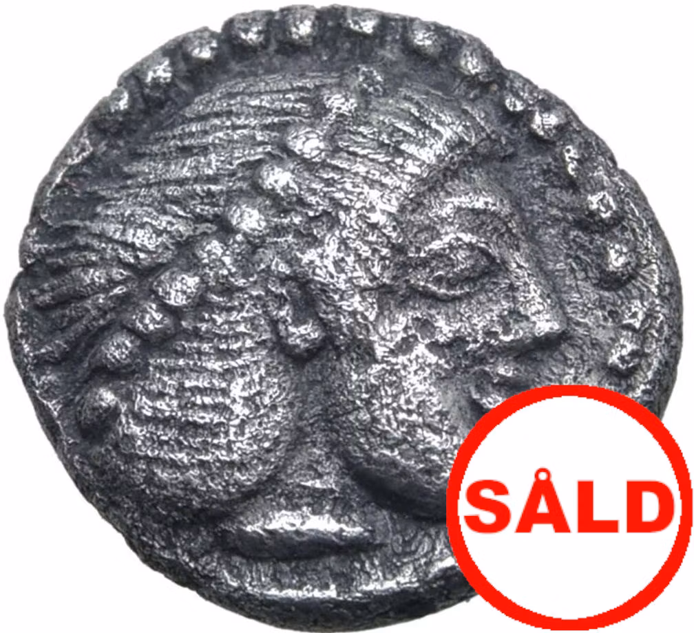 Sicilien, Syrakusa, Deinomenid Tyranny. Hieron I, ca. 478-470 f.Kr. Obol