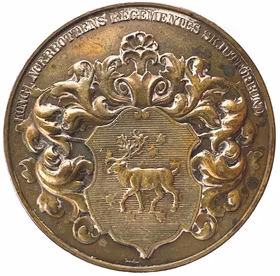 Kungliga norrbottens regementes skjutförbund av Lea Ahlborn 1895 - Utdelad till W. Lind 1900