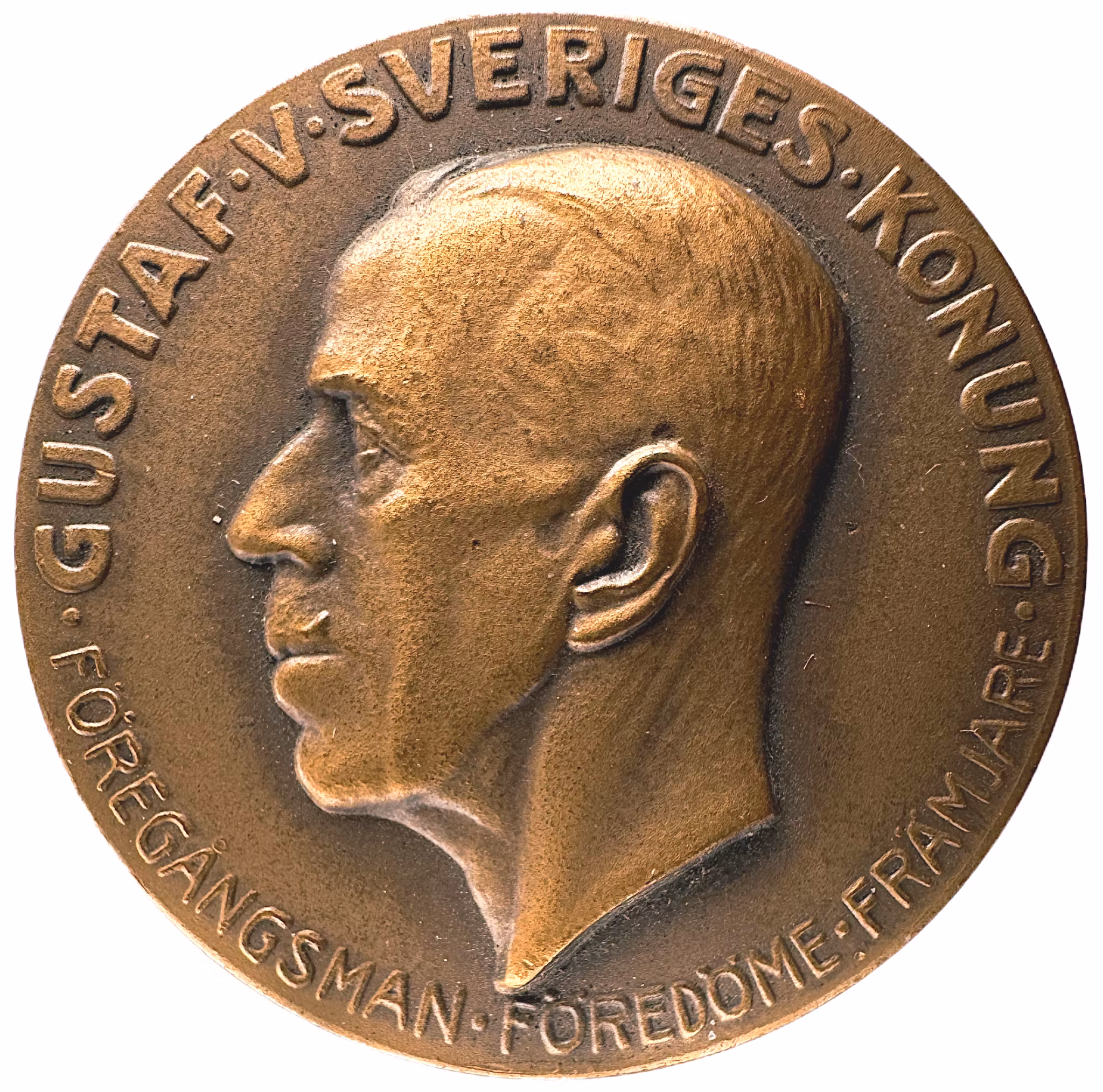 Gustav V - Svenska Idrottsförbundet - Friidrottsdagen 1938 - Sällsynt