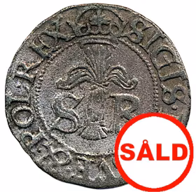 Sigismund - 1/2 Öre 1597 med SVE POL REX