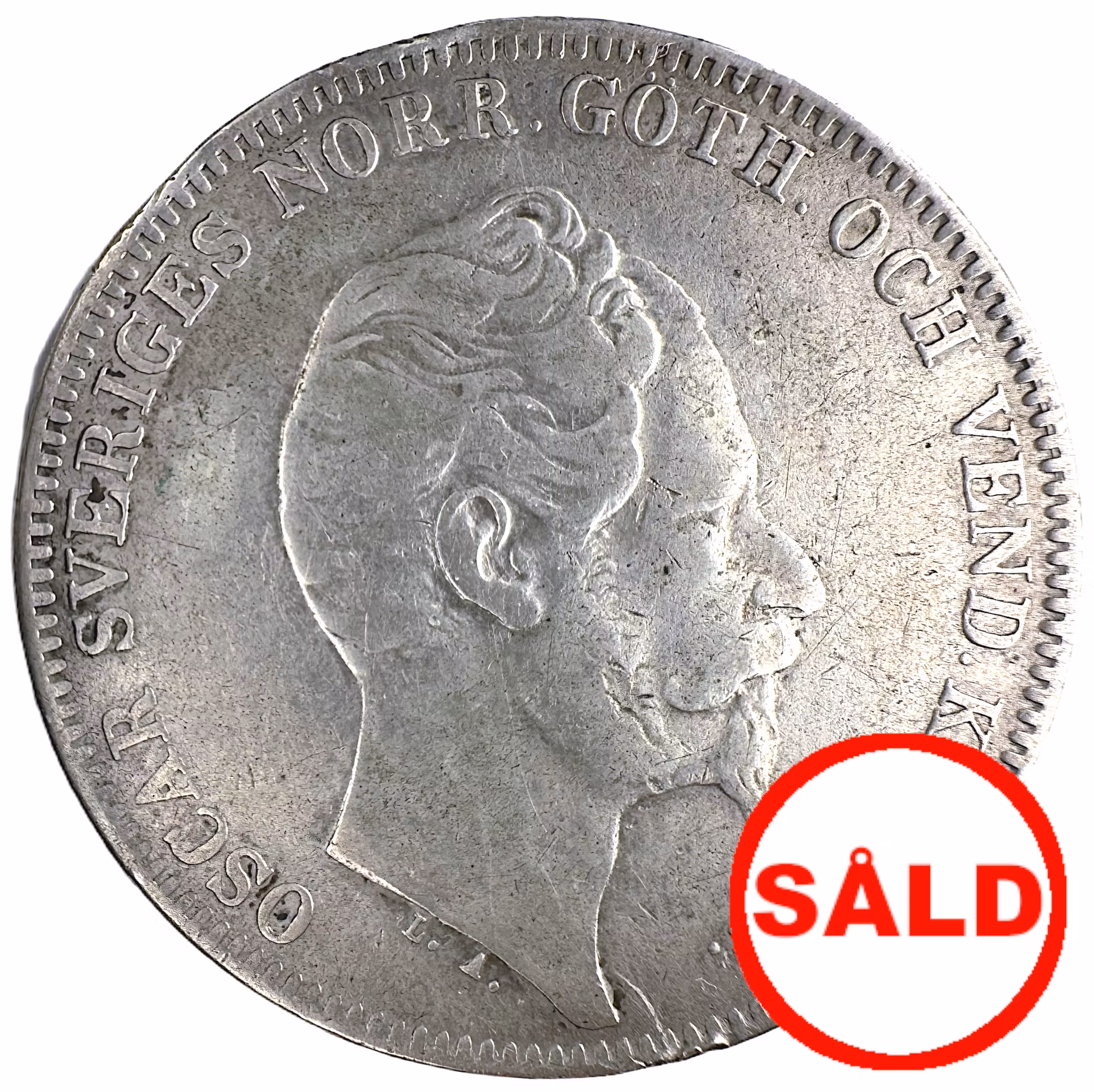 Oskar I - 1 Riksdaler Specie / 4 Riksdaler riksmynt 1857