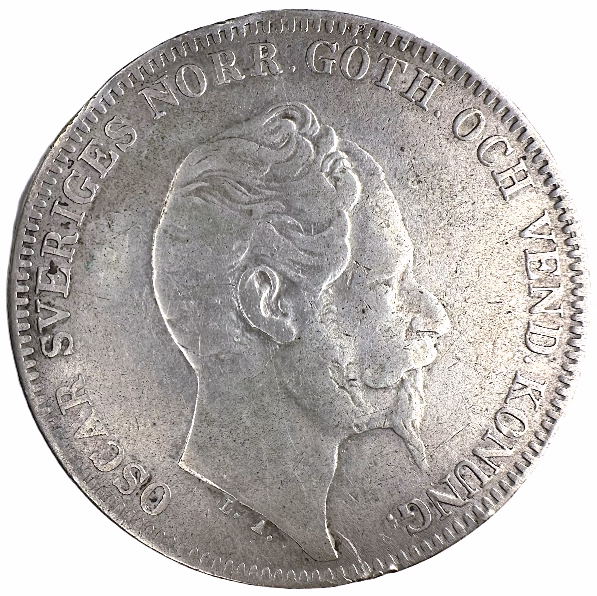 Oskar I - 1 Riksdaler Specie / 4 Riksdaler riksmynt 1857