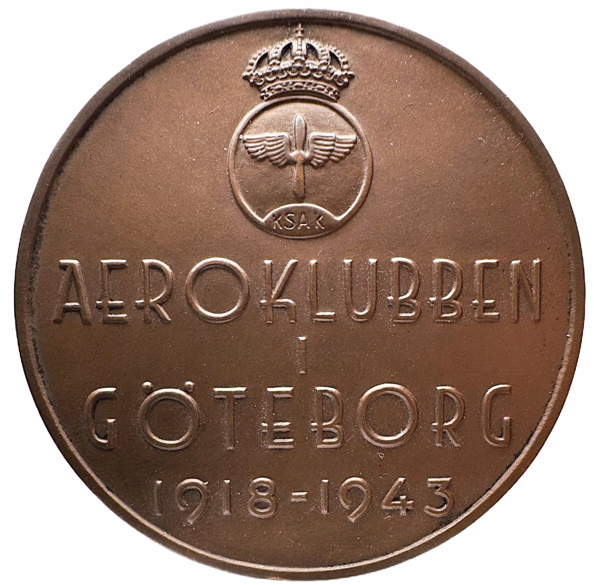 Aeroklubben i Göteborgs 25-års jubileum 1918-1943 av Å. Hammarberg
