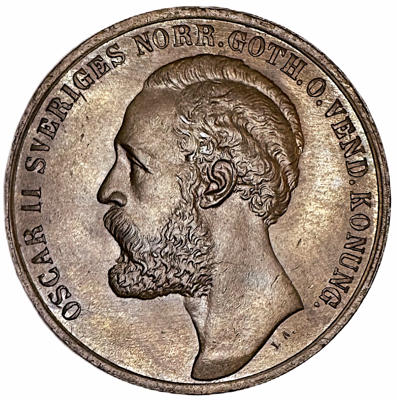 Oskar II - 5 Öre 1873 - Toppexemplar