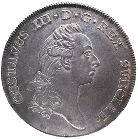 Gustav III - 2/3 Riksdaler 1776 - Vackert exemplar