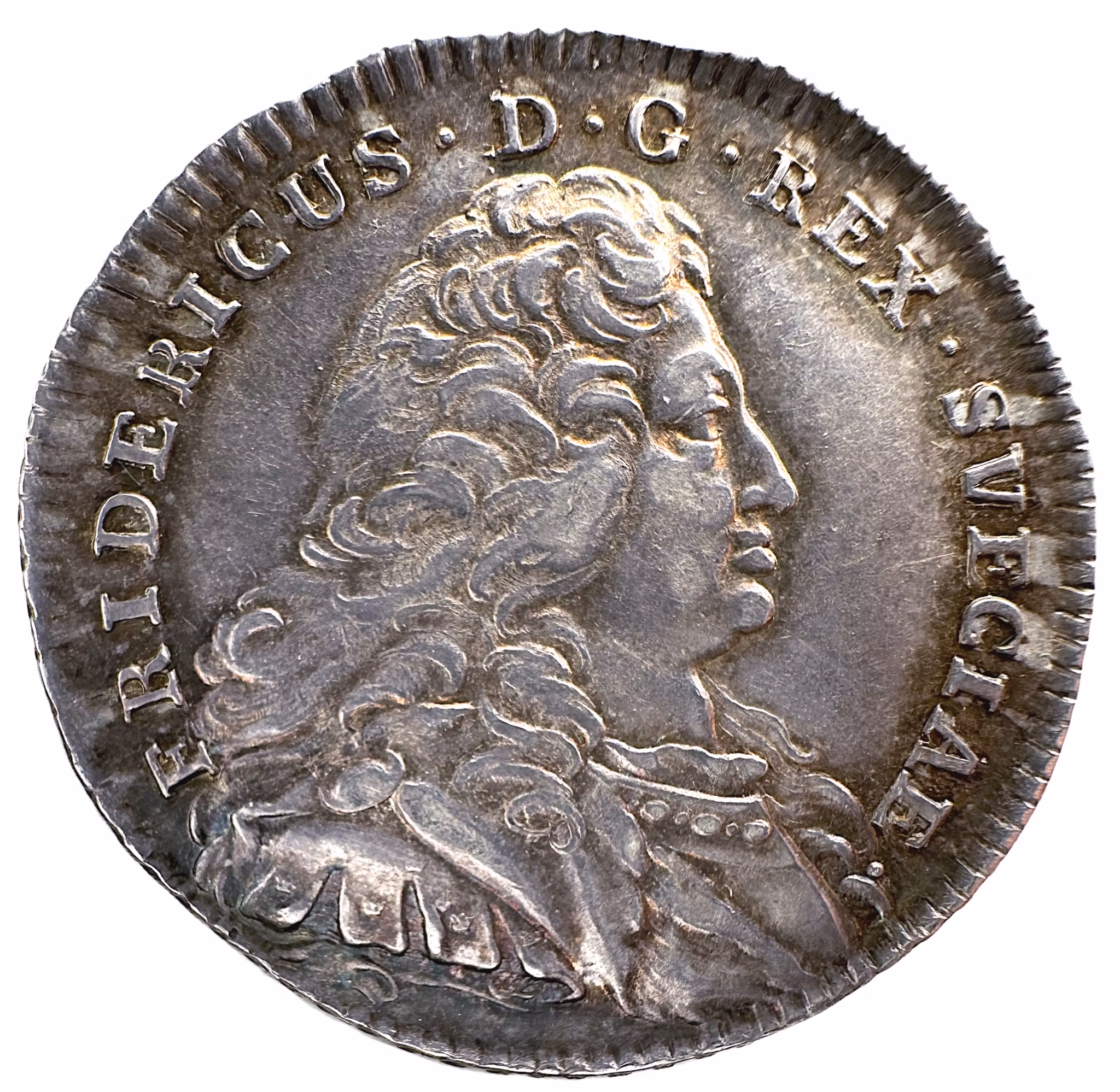 Fredrik I - 1/4 Riksdaler 1748 med 8 partriarkalkors - Endast 15 kända exemplar i privat ägo