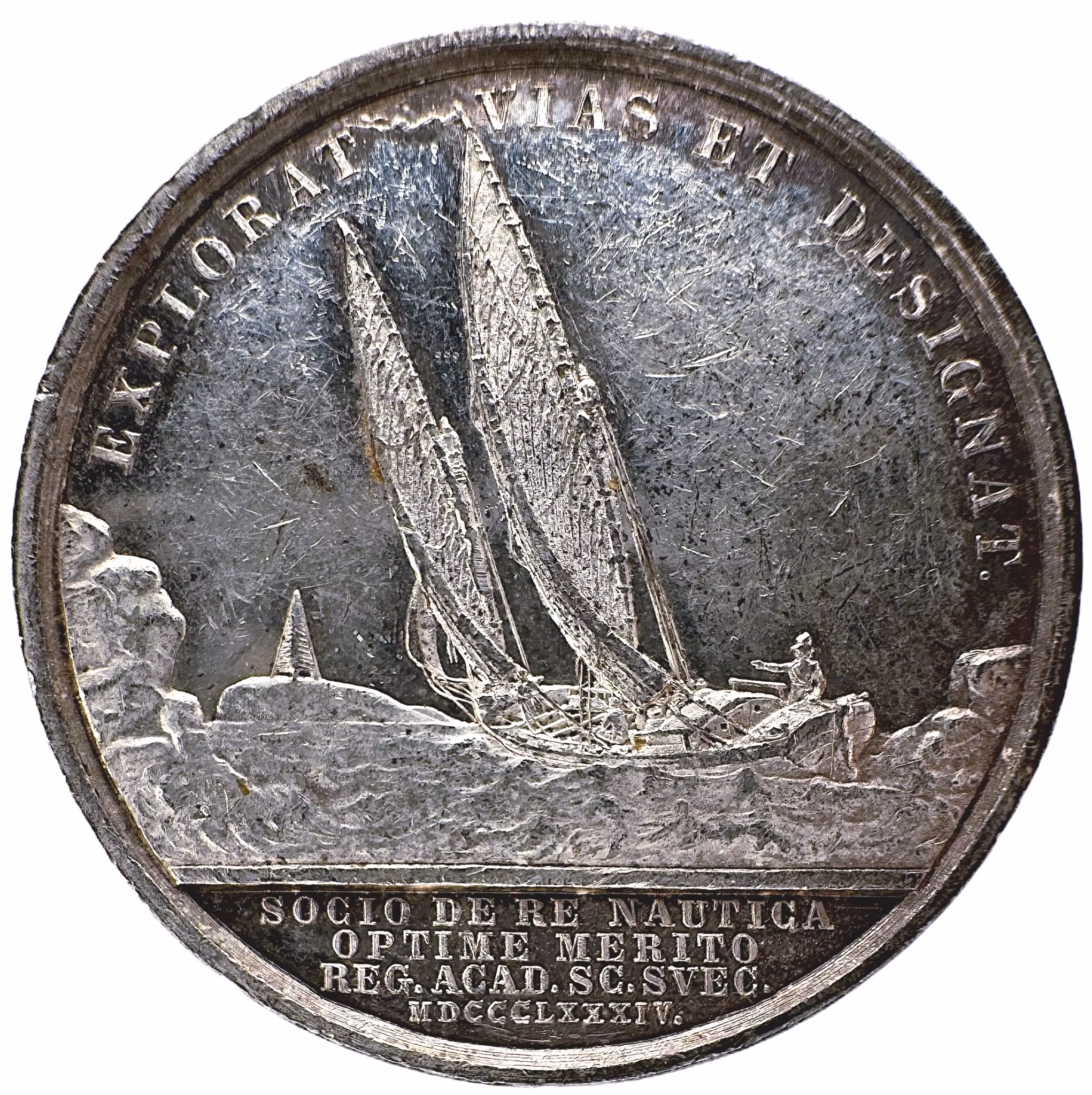 Gustaf af Klint (1771-1840) av Lea Ahlborn 1884 för Kungliga vetenskapsakademien - Han som ritade havet