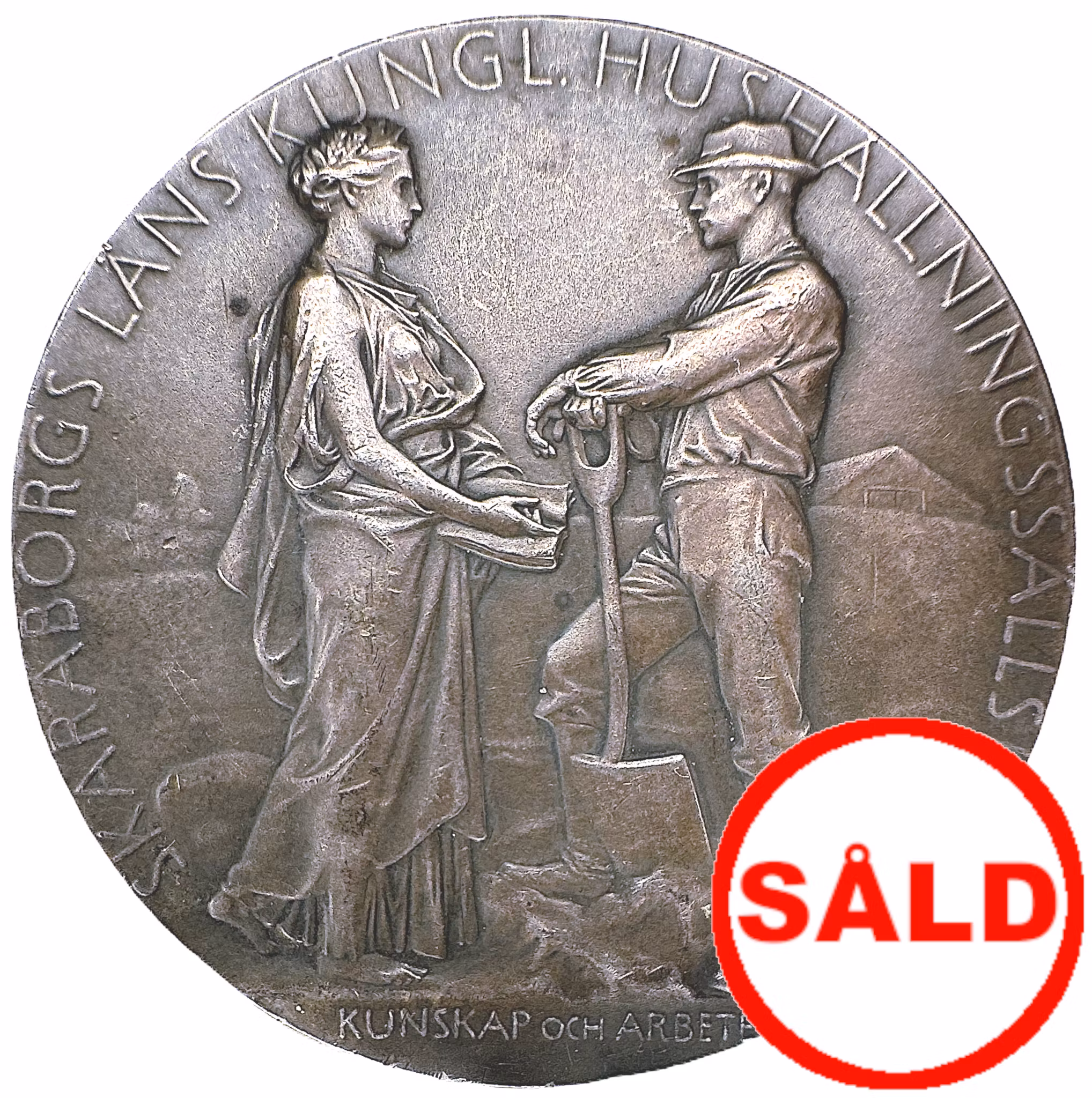 Gustav V - Skaraborgs kungliga hushållningssällskap 1945 av Erik Lindberg