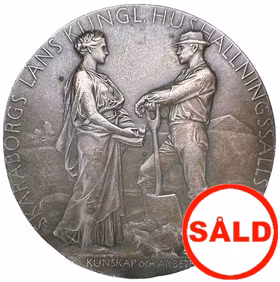 Gustav V - Skaraborgs kungliga hushållningssällskap 1945 av Erik Lindberg