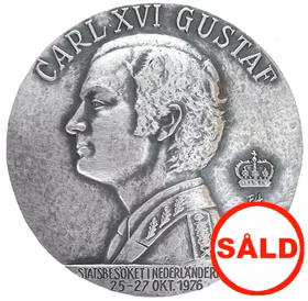 Carl XVI Gustaf och Silvias stadsbesök i Nederländerna 1976