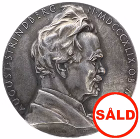 August Strindberg (1849-1912) av Erik Lindberg 1939 - En av Sveriges mest framträdande författare