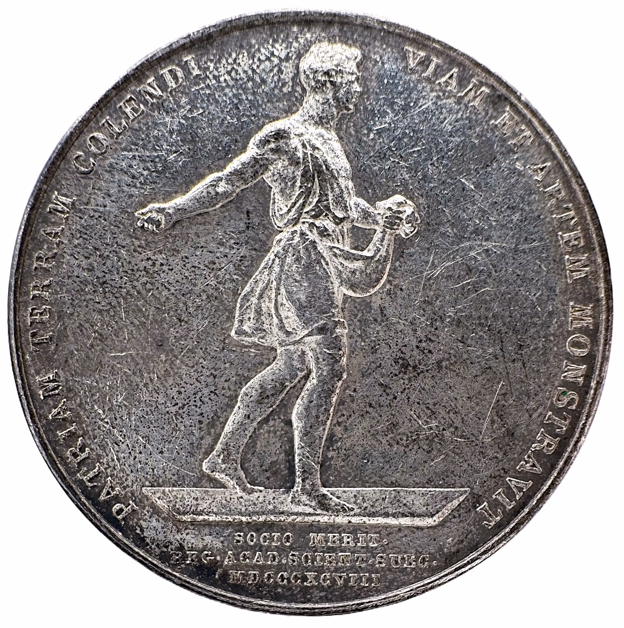 Edvard Nonnen (1804-1862) av Adolf Lindberg för Kungliga Vetenskapsakademien 1898 - Såningsmannen vid Vänern