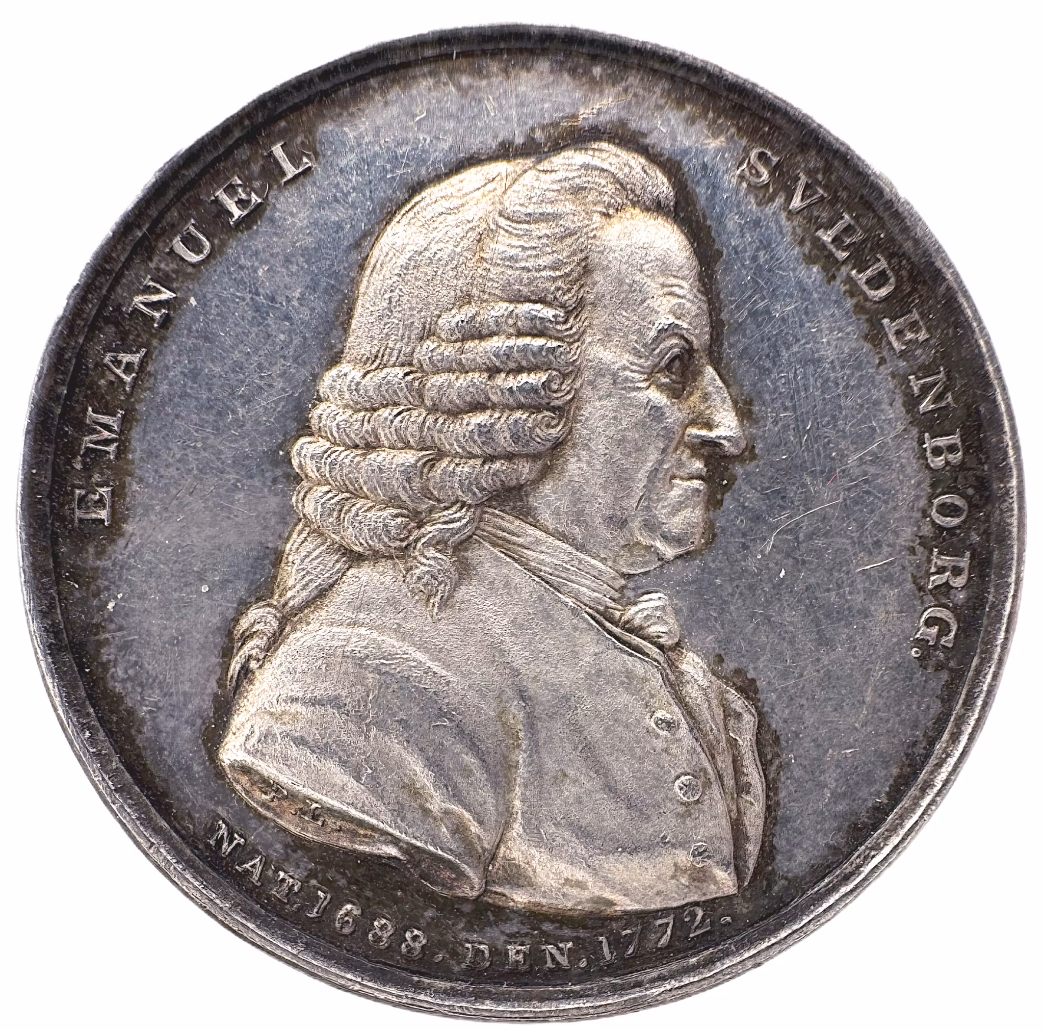 Emanuel Swedenborg (1688-1772) av  Pehr Henrik Lundgren (1852) och Lea Ahlborn (1896) - Andeskådaren i lusthuset