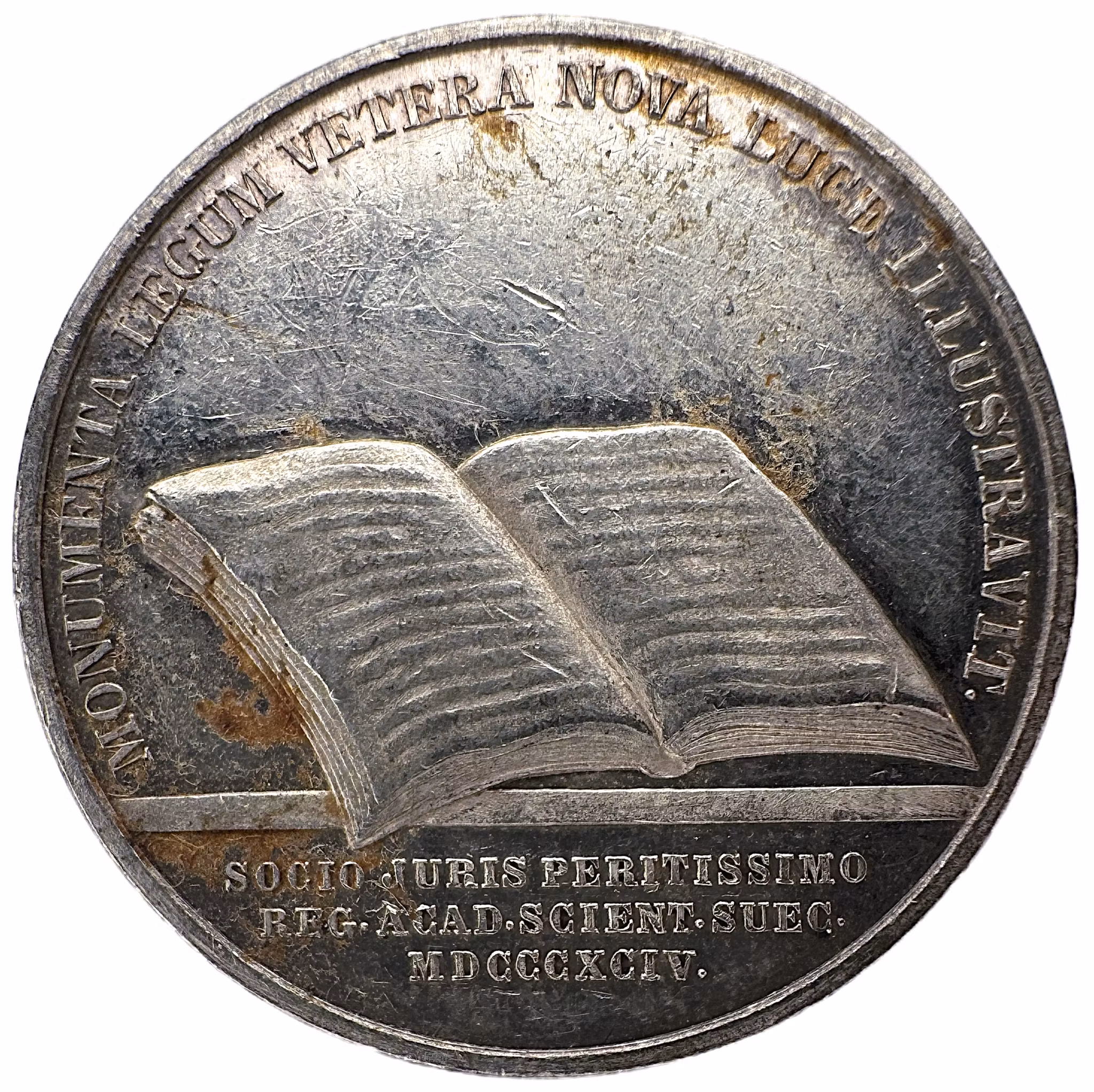 Carl Johan Schlyter (1795-1888) av Lea Ahlborn för Kungliga Vetenskapsakademien 1894 - Ljus över gamla lagar