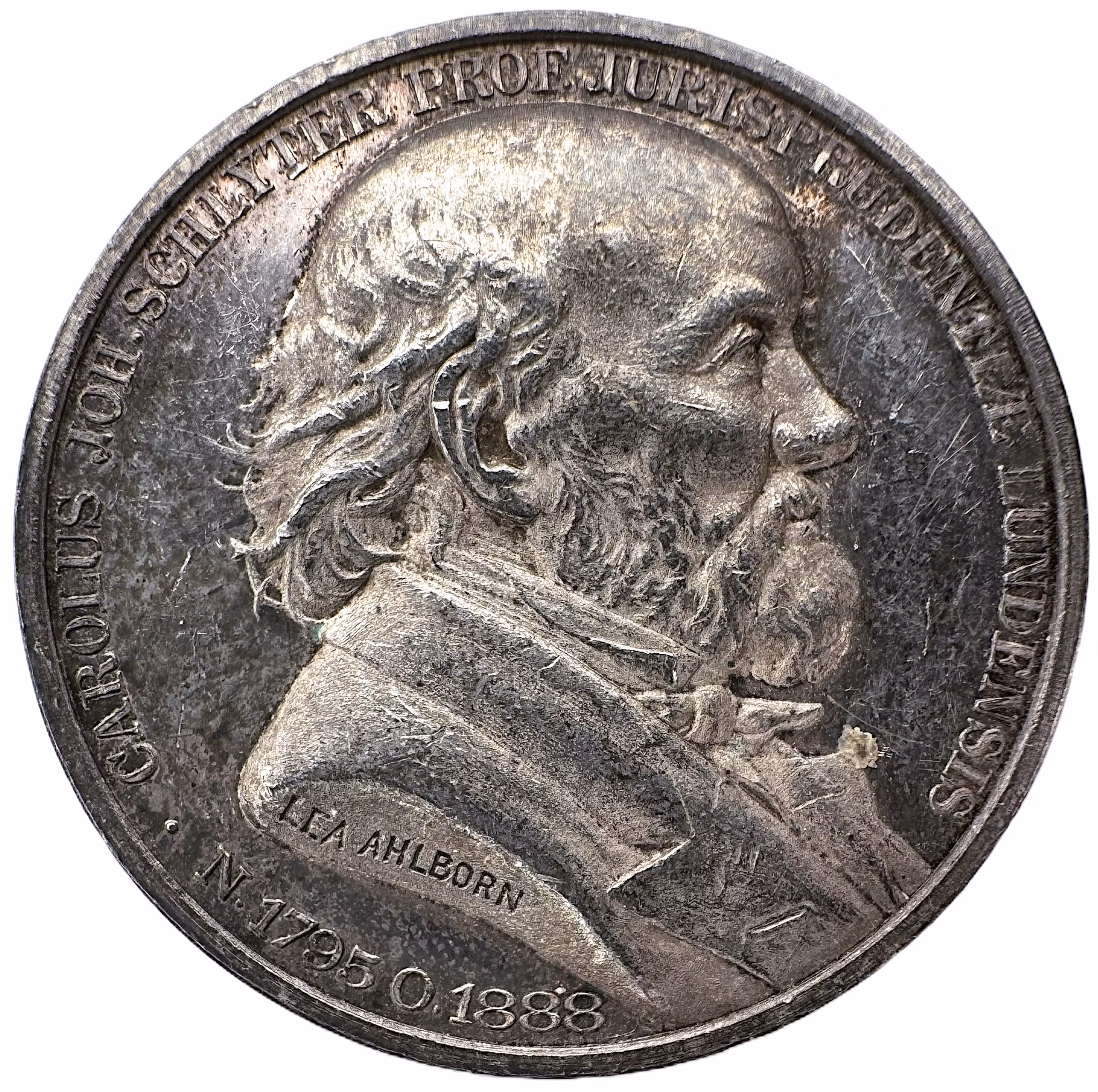 Carl Johan Schlyter (1795-1888) av Lea Ahlborn för Kungliga Vetenskapsakademien 1894 - Ljus över gamla lagar