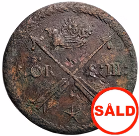 Karl XI - 1 Öre SM 1676