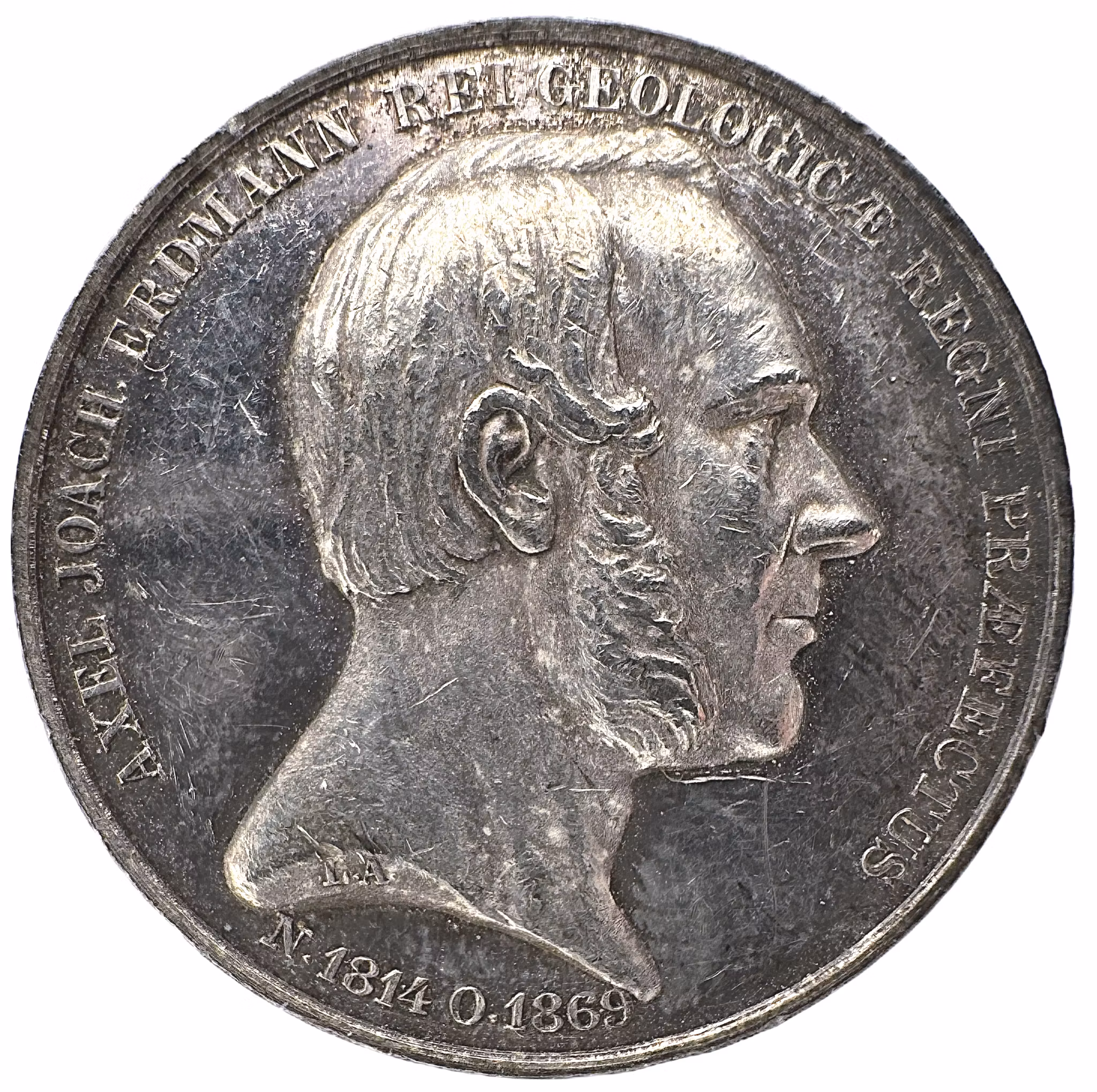 Axel Joachim Erdmann (1814–1869) av Lea Ahlborn för Kungliga Vetenskapsakademien 1897  - Kartläggaren av fädernejordens hemligheter