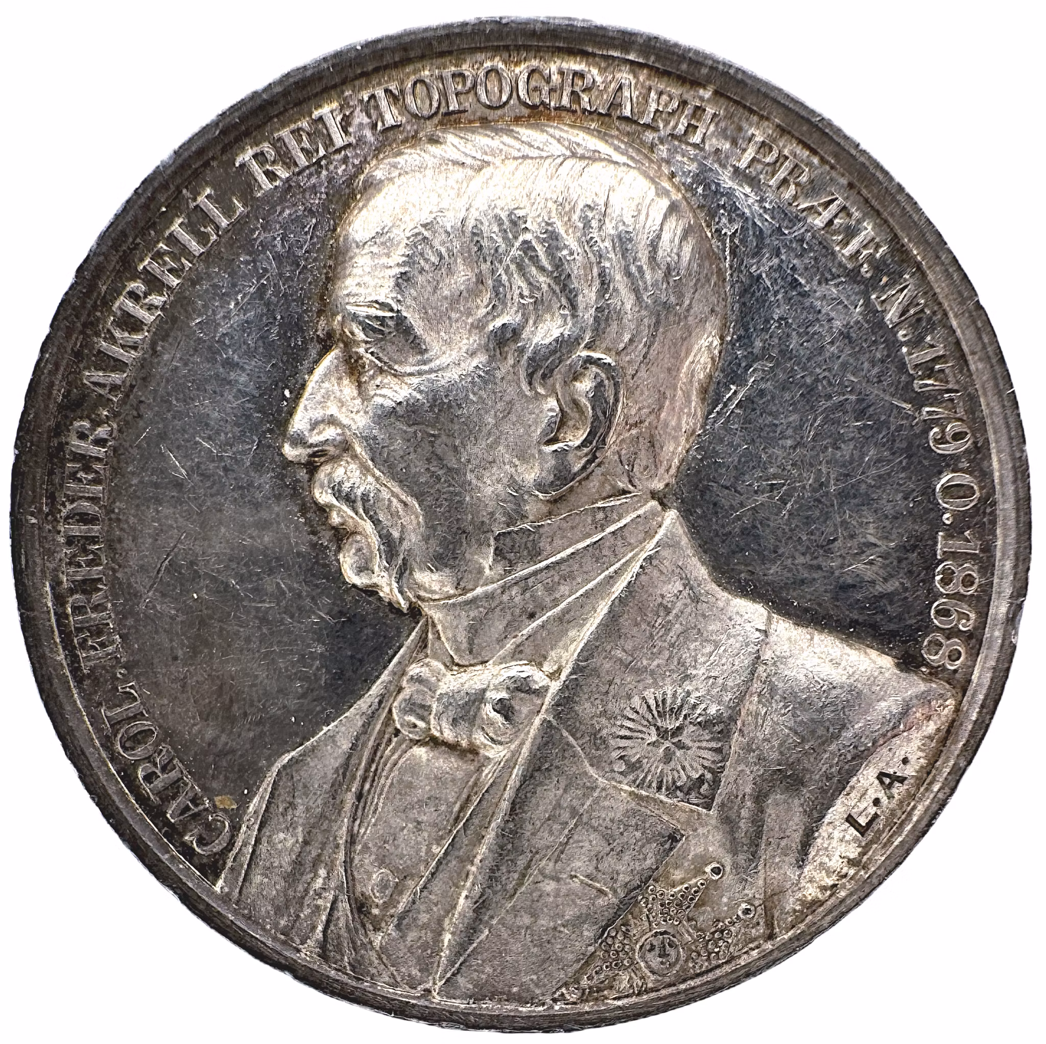 Carl Fredrik Akrell (1779–1868) av Lea Ahlborn för Kungliga Vetenskapsakademien 1890 - Mellan Leipzig och telegrafen