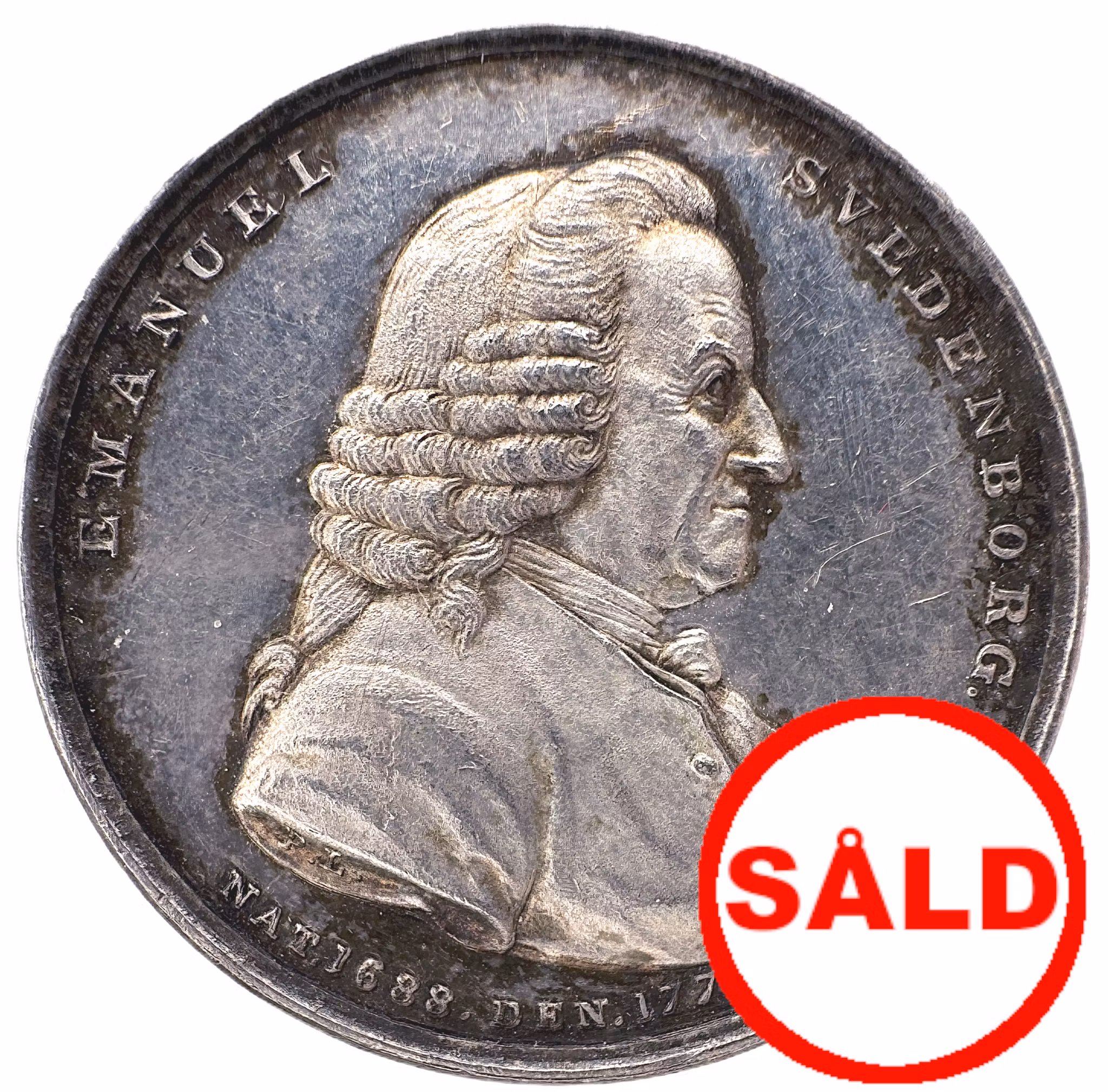 Emanuel Swedenborg (1688-1772) av  Pehr Henrik Lundgren (1852) och Lea Ahlborn (1896) - Andeskådaren i lusthuset