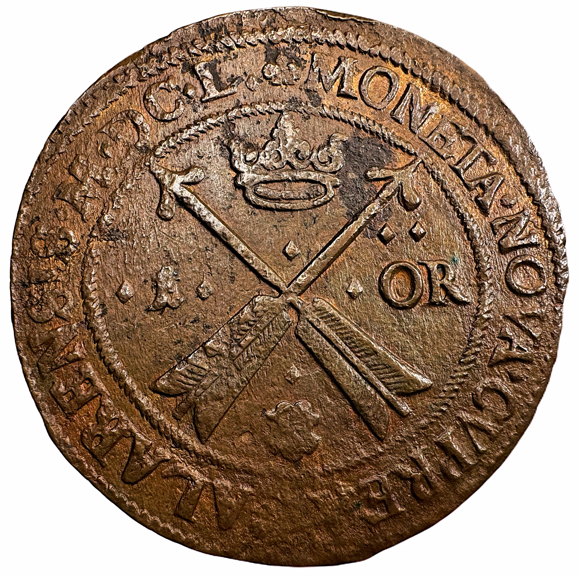 Kristina - 1 Öre 1650 - Vackert exemplar