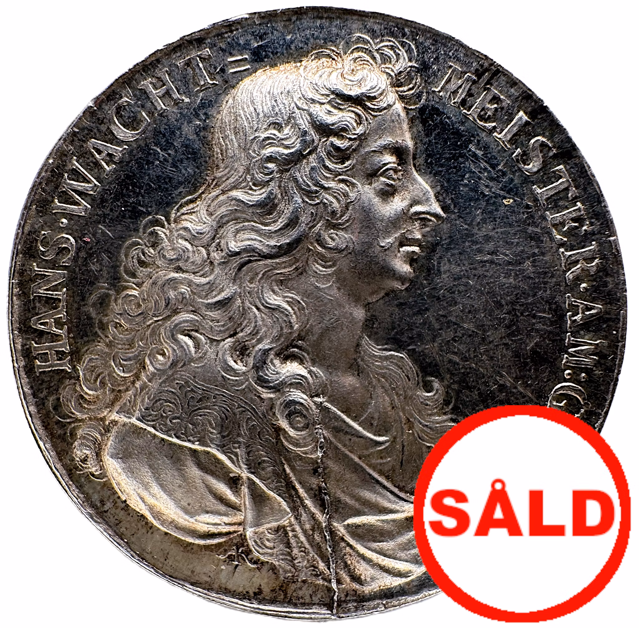 Hans Wachtmeister (1641-1714) av Arvid Karlsteen - TOPPEXEMPLAR - Extremt sällsynt